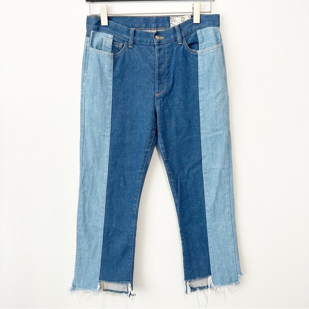 Siwy denim two tone blue jeans size 29 designer cropped